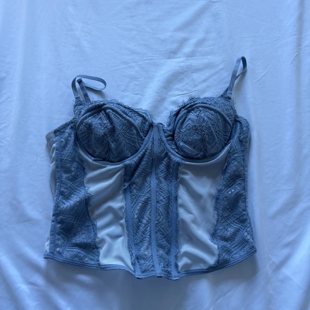 Garage Chrishell Lace Mesh Bustier